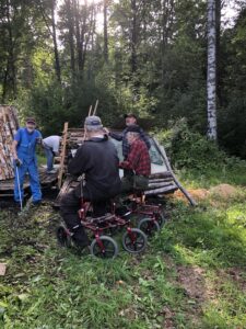 Resningen av kolmilan i Pershyttan 2023